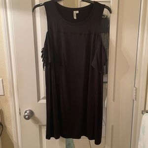 Cold shoulder dress